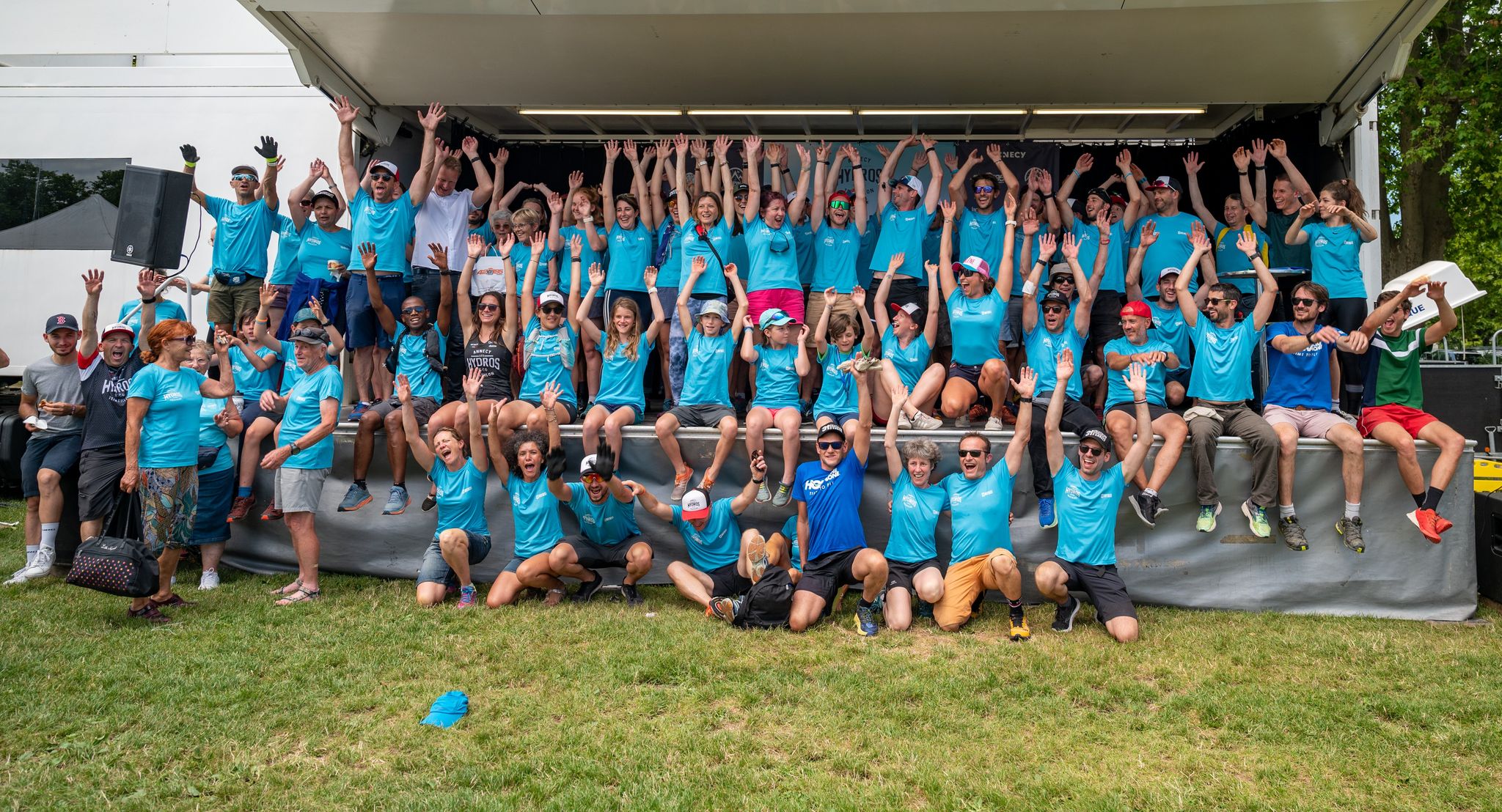 Les Hydros engagés sur les événements de triathlon à Annecy