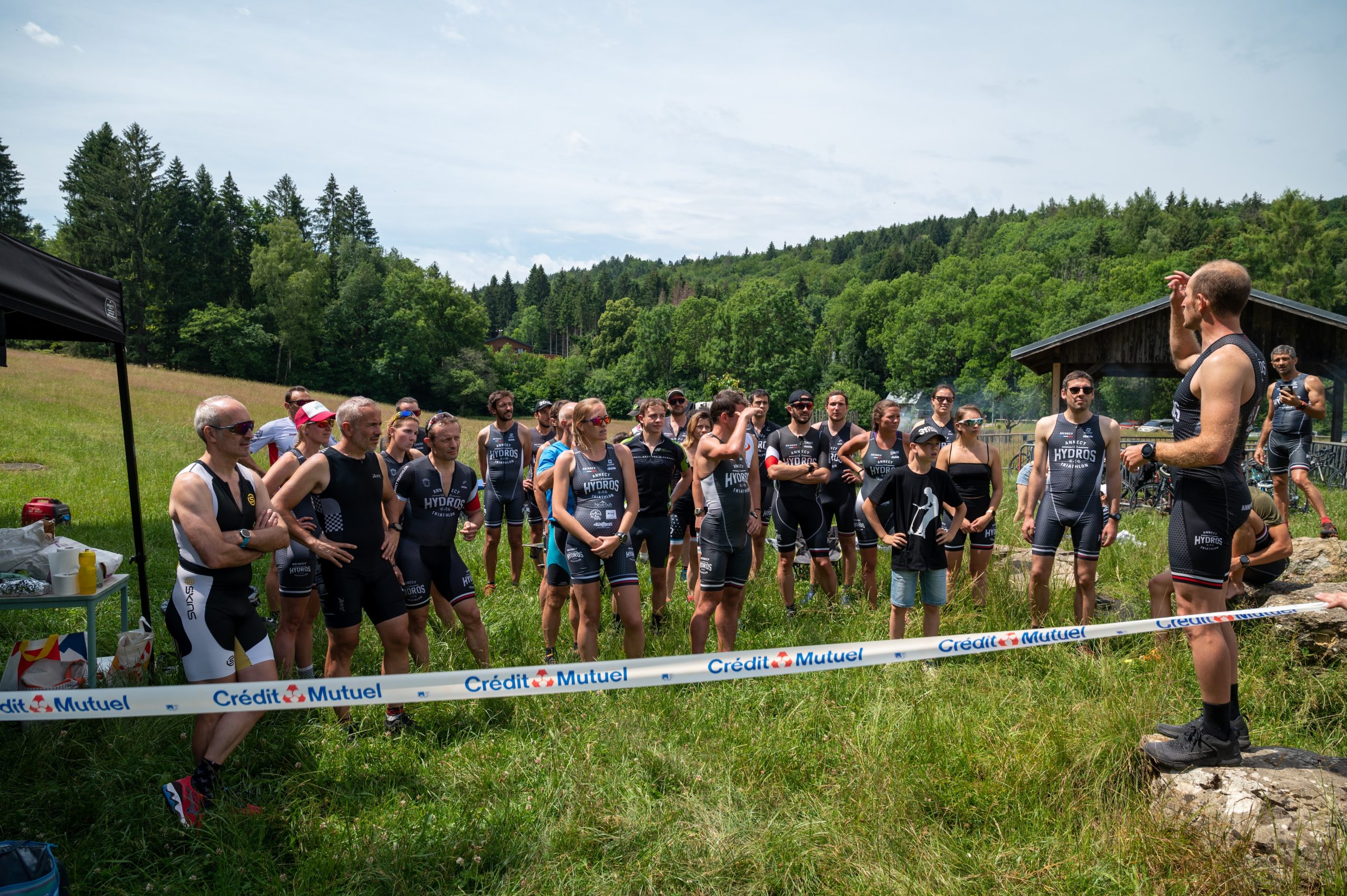 Les Hydros réunis lors d’un entraînement